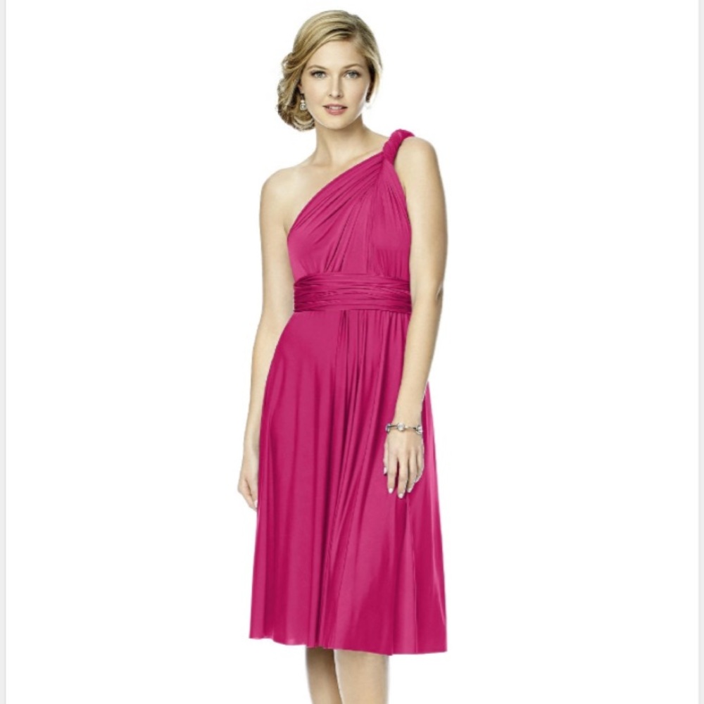 Dessy Twist Wrap Dress: Short  (XS)